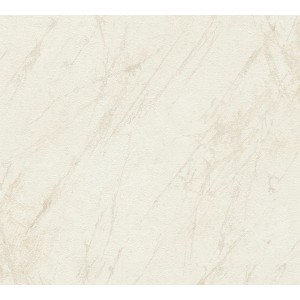 A.S. Création Vliestapete Marmor Creme-Grau mit Marmorstruktur.