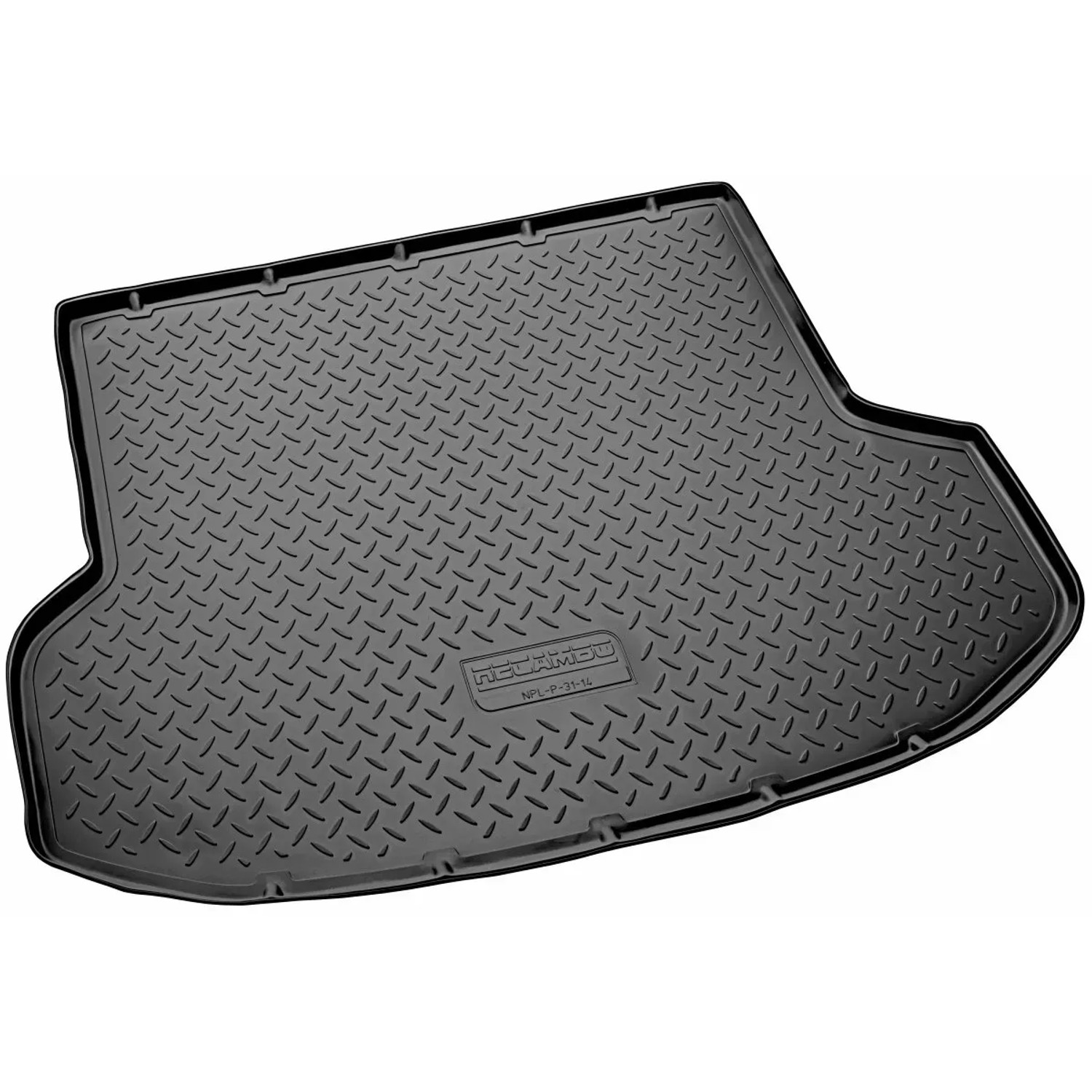 Image of Gummi Kofferraumwanne für Hyundai ix35 I LM, EL 2009-2015 Passgenau + Rand