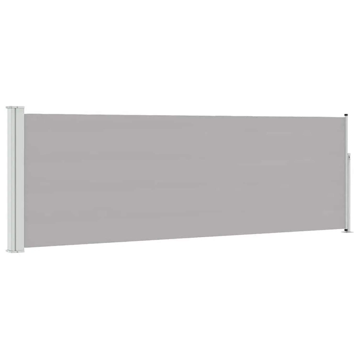 vidaXL Ausziehbare Seitenmarkise 100x300 cm Grau 48374
