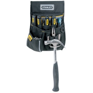 Stanley Gürteltasche 1-96-181 mit Hammerhalter und Werkzeugen, Teil der Kategorie Arbeitsgürtel & Arbeitstaschen.