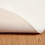 vidaXL Kunstfell Hasen Teppich Olite Creme Ø 200 cm Polyester 42021671_8