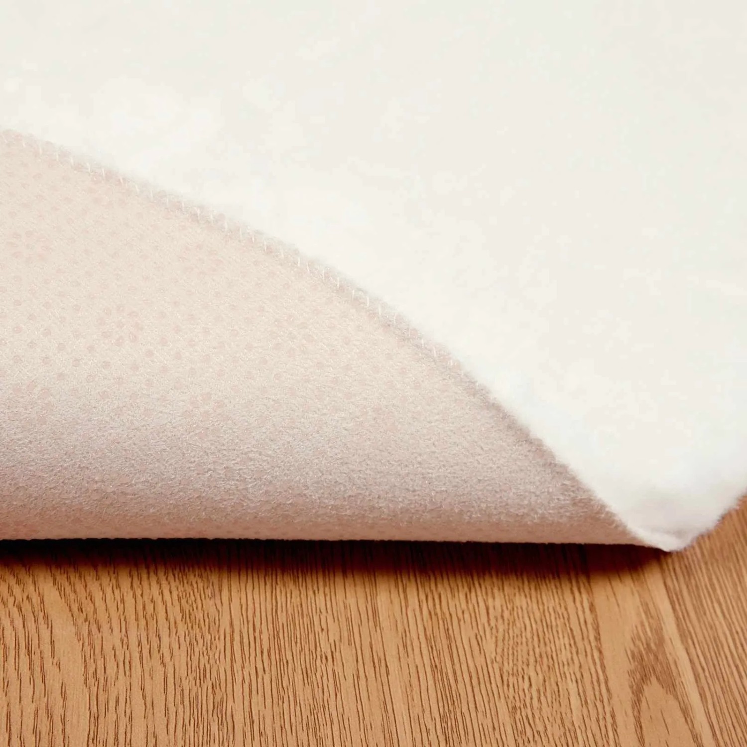 vidaXL Kunstfell Hasen Teppich Olite Creme Ø 200 cm Polyester 42021671_8