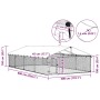 vidaXL Outdoor-Hundezwinger mit Dach 600x300x150 cm 171502_13