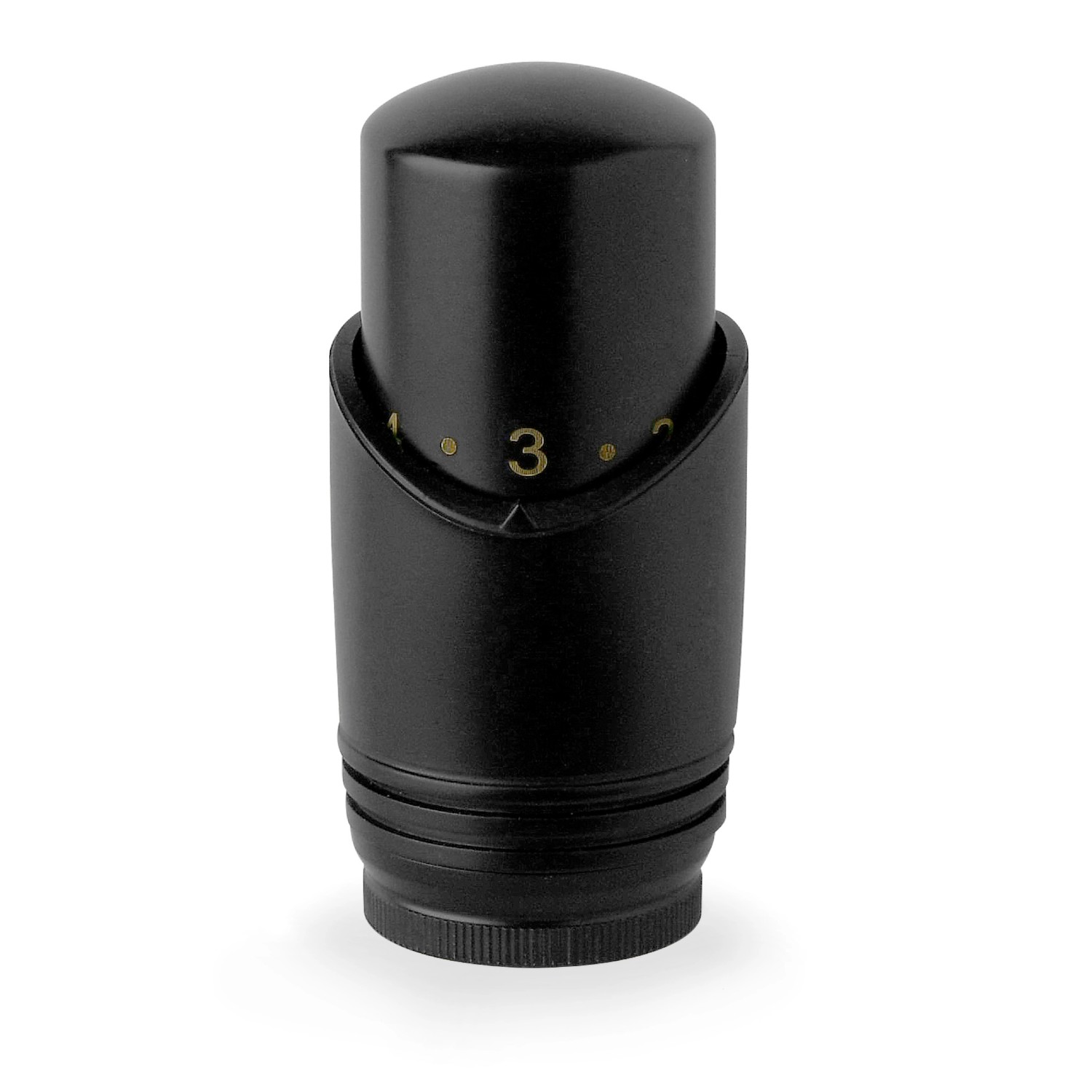 Sanicomfort Thermostatfühler Design M30 x 1,5 Schwarz Matt