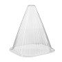 24er Set transparente Relaxdays Pflanzenhüte aus PVC, 22x19x19cm, für Gartenhilfsmittel.