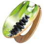 Banjado WC-Sitz aus Bambus mit Steine&Relax Motiv, Universal Toilettendeckel