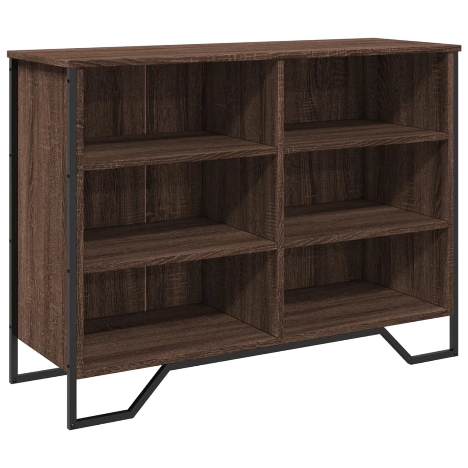 vidaXL Sideboard Braun Eichen-Optik 101x35,5x74,5 cm Holzwerkstoff 848558 günstig online kaufen