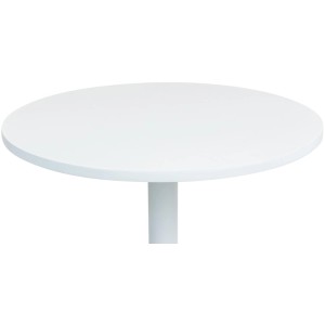 DELUKE Stehtisch Rund Ø 75cm CAHNI Metall Gestell Bistrotisch Gastro Bartisch Rund 110x75cm Weiß