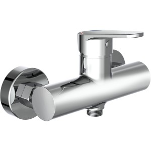 Schütte Duscharmatur Futura Chrom mit Einhebel-Bedienung und Brauseschlauchanschluss.