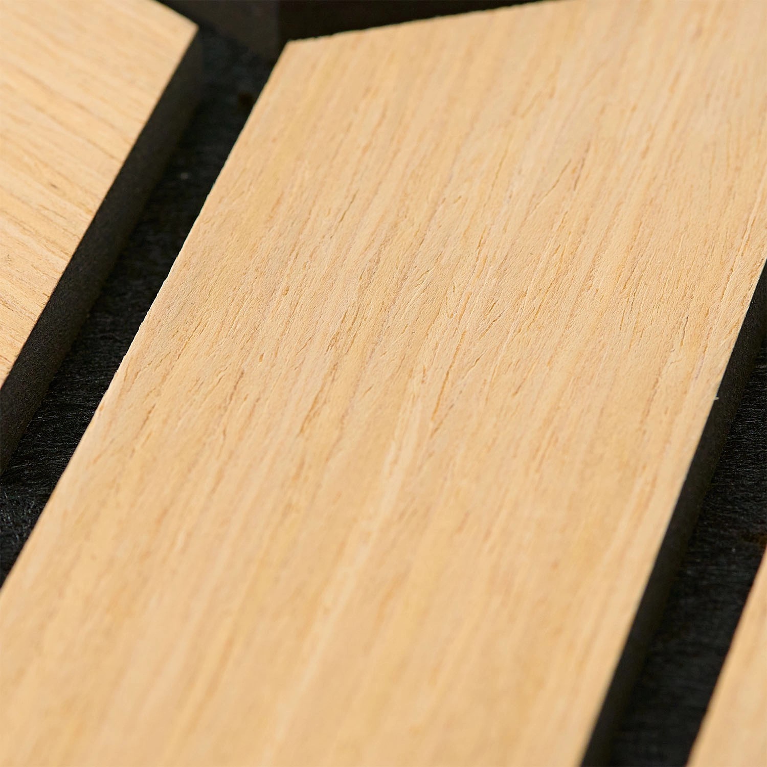 Detailansicht: Homestyle4u Akustikpaneel in Natur, sechseckige Holz Wandpaneele.