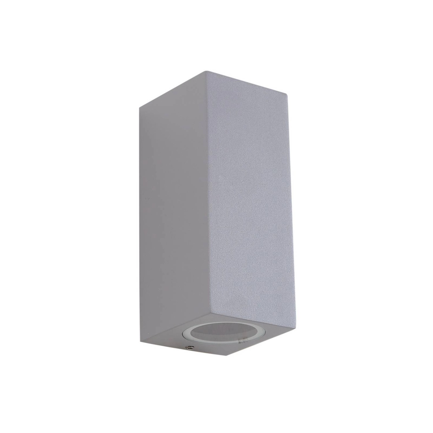 Lucande Wandleuchte Außen Xava 10035246 Modern in Alu aus Aluminium 2-flammig GU10