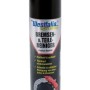 Westfalia Bremsenreiniger 500 ml Spraydose, schwarz-silber, mit Bremsensymbol. Reinigt Bremsen, Kupplung & Werkzeuge.
