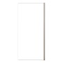 AICA Walk-In Duschkabine, 110x200cm, 8mm NANO Glas, Duschwand