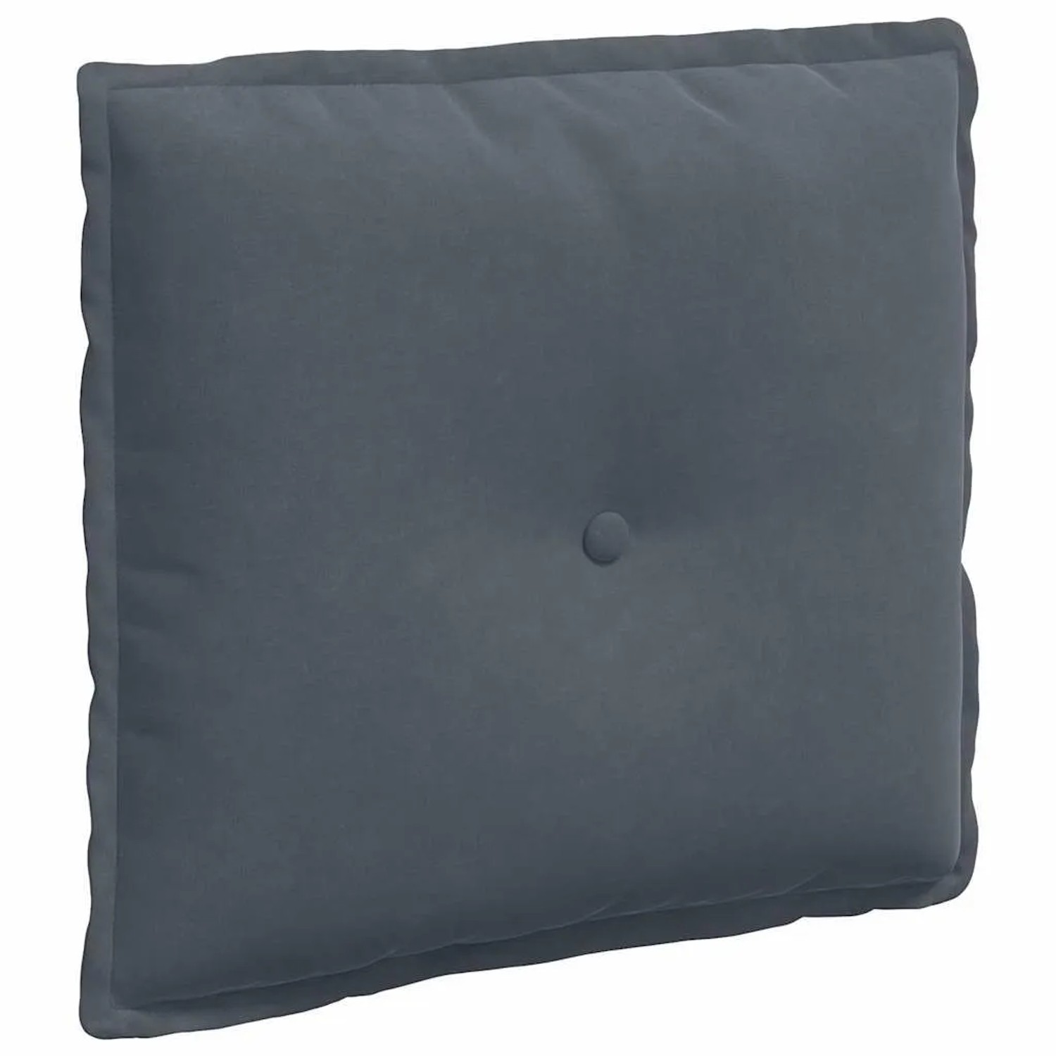 vidaXL Rückenkissen Dunkelgrau 50 x 45 cm Cordstoff 42014633