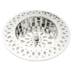 Kirchhoff Haarsieb Chrom, 70mm für Univentil-Abläufe. Schützt vor Verstopfungen.