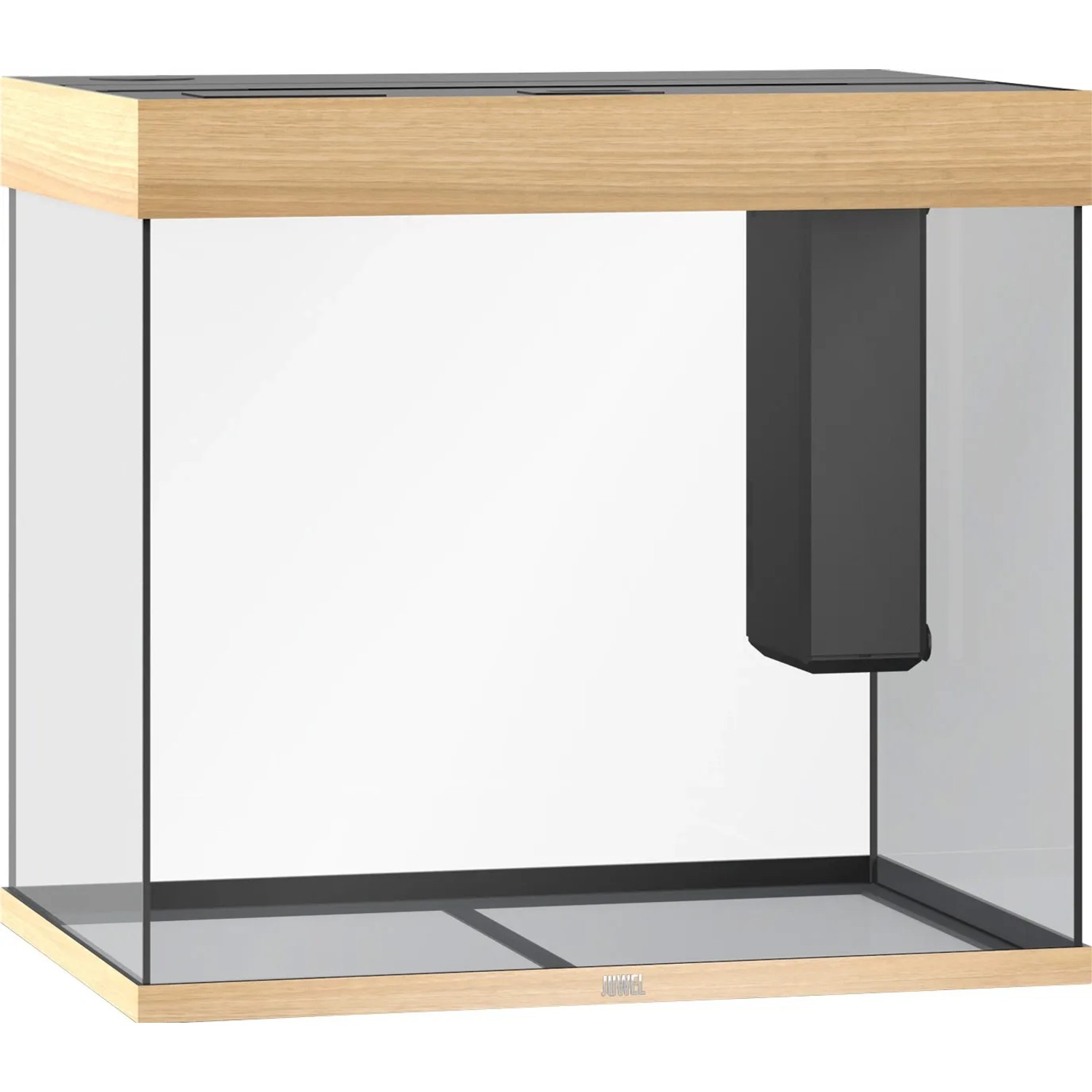 Juwel Aquarium-Set Lido LED, helles Holz, 200 l. Komplettset mit Filter, Pumpe und Heizung.