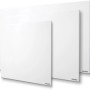 Vasner Infrarotheizung Citara M, 1100W, weiße Metall-Heizpaneele in verschiedenen Größen.