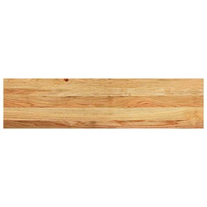 vidaXL Treppenstufen 2 Stk Hellbraun 100x25x2 cm Massivholz Eiche 3283787
