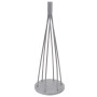 MCW Deko-Baum O91 Metall 90cm Silberfarben_10