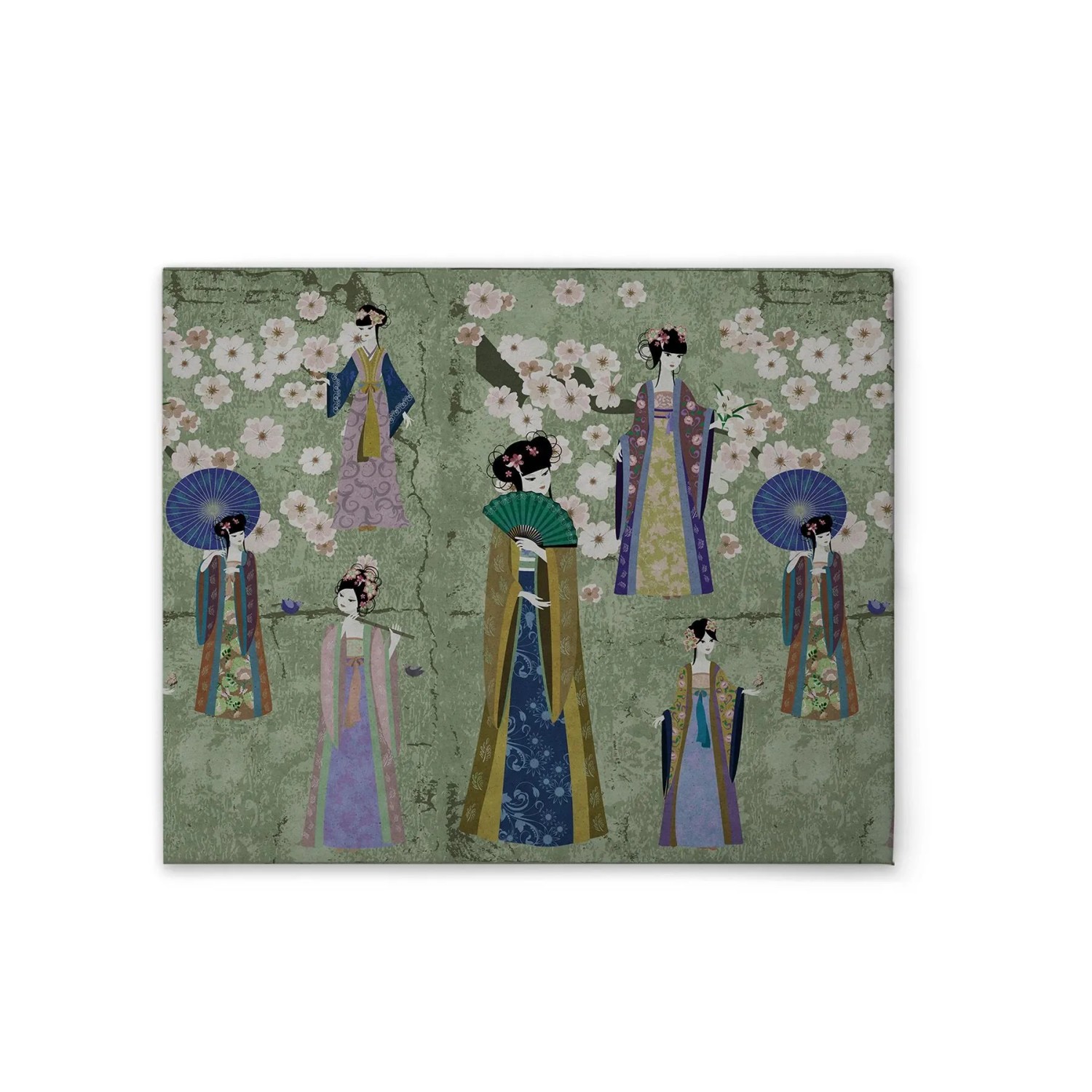 Tadessi Leinwandbild - M1-No.50894 - Asiatisch - 50 x 40 cm - Hochformat