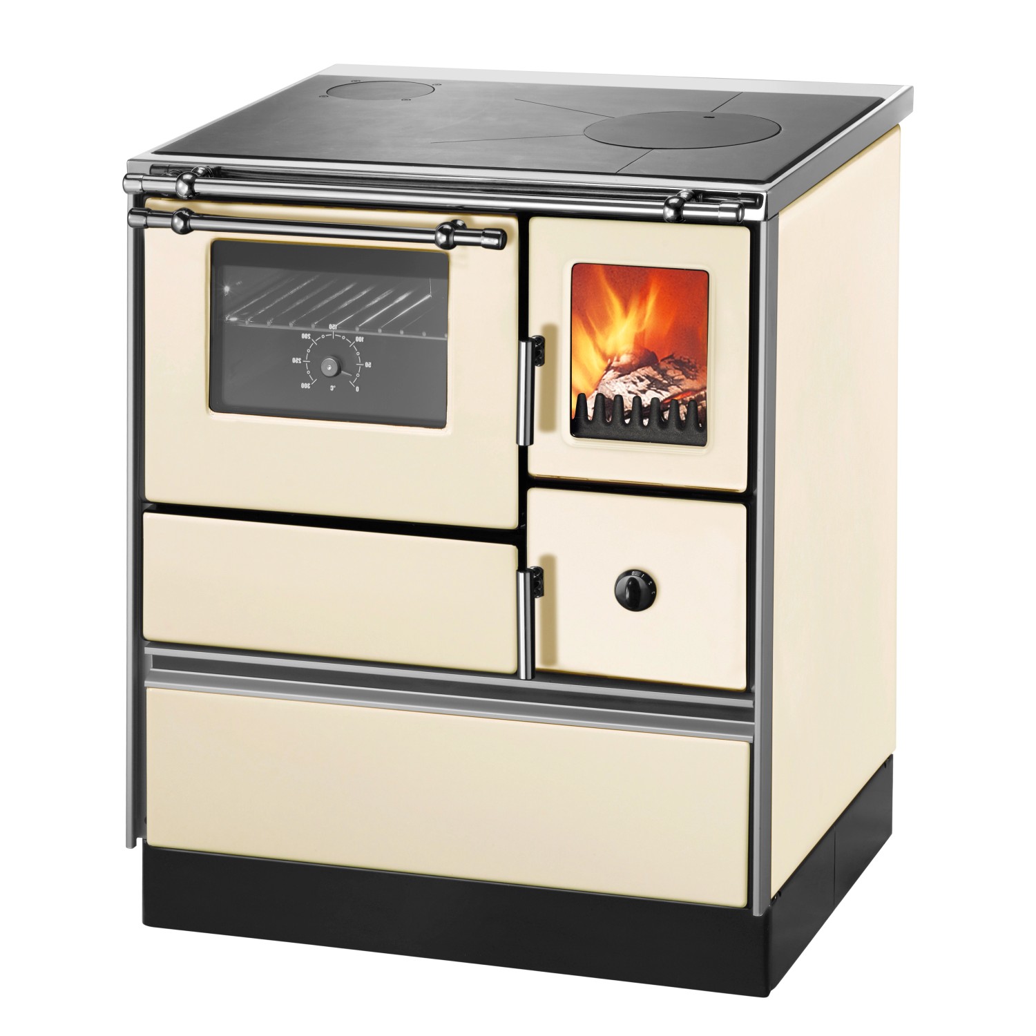 Westminster Küchenherd K76F-70 Stahl Backfach Links Elfenbein 7,6 kW günstig online kaufen