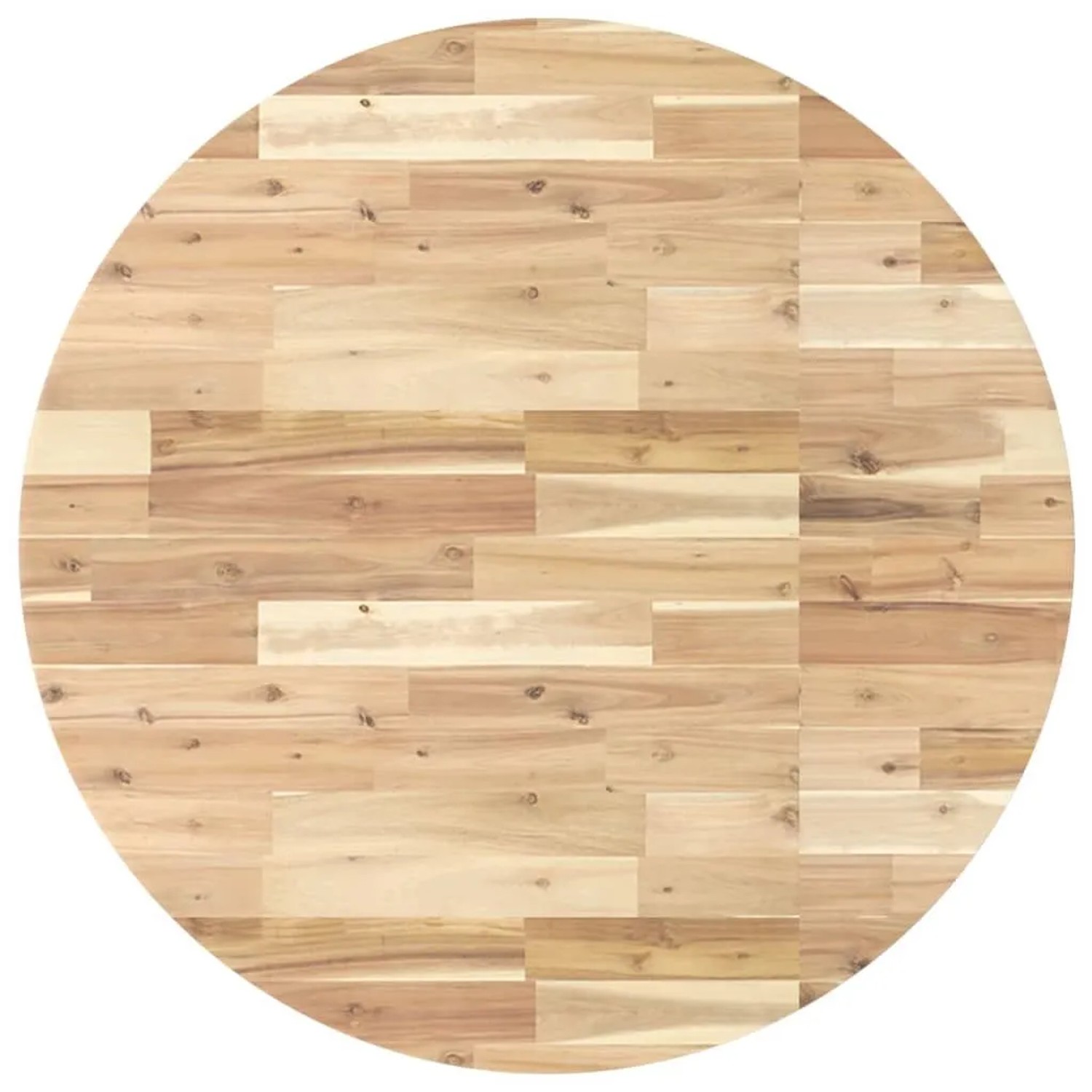 vidaXL Tischplatte Rund Ø90x4 cm Massivholz Akazie 4008693