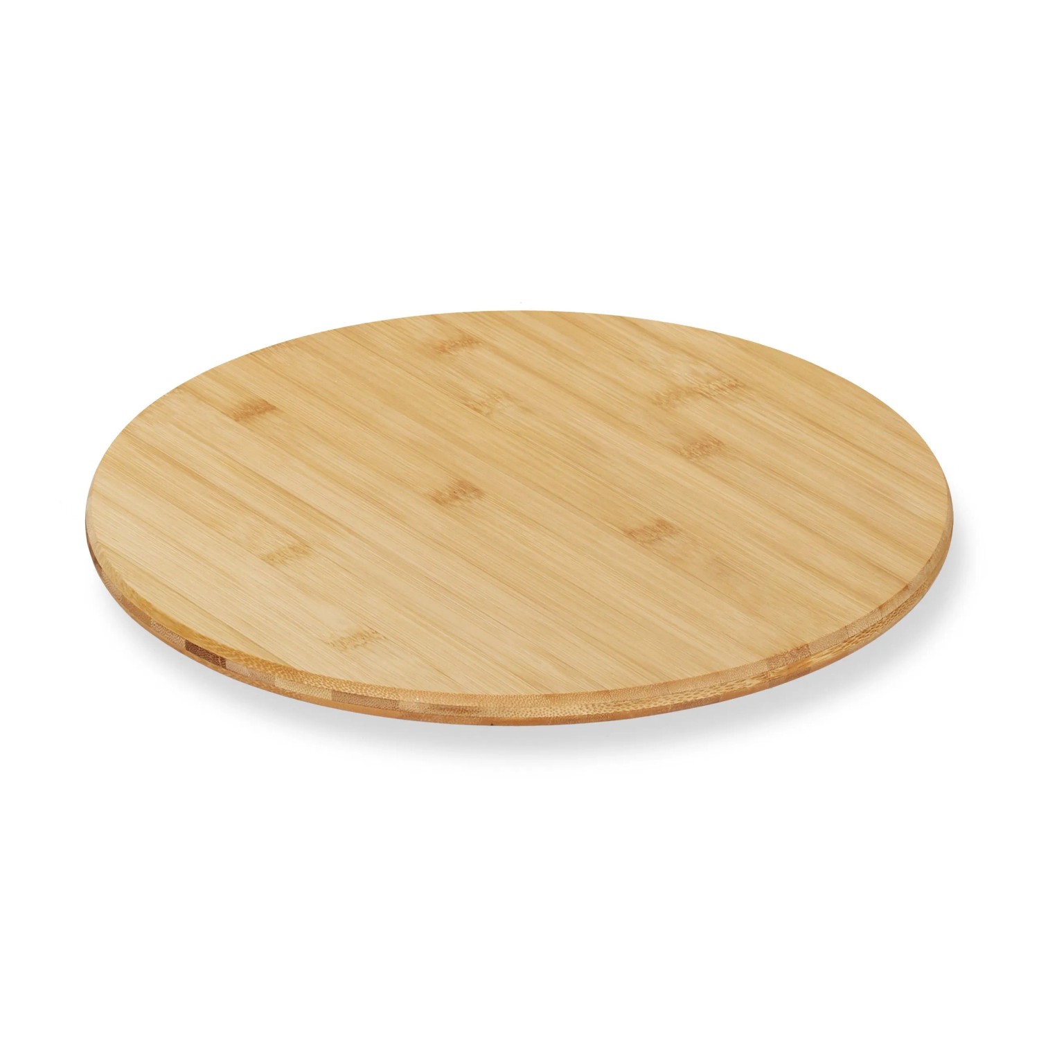 Relaxdays Drehteller Bambus Natur Universal Drehbar 3,5 cm x 32 cm 0,9 kg