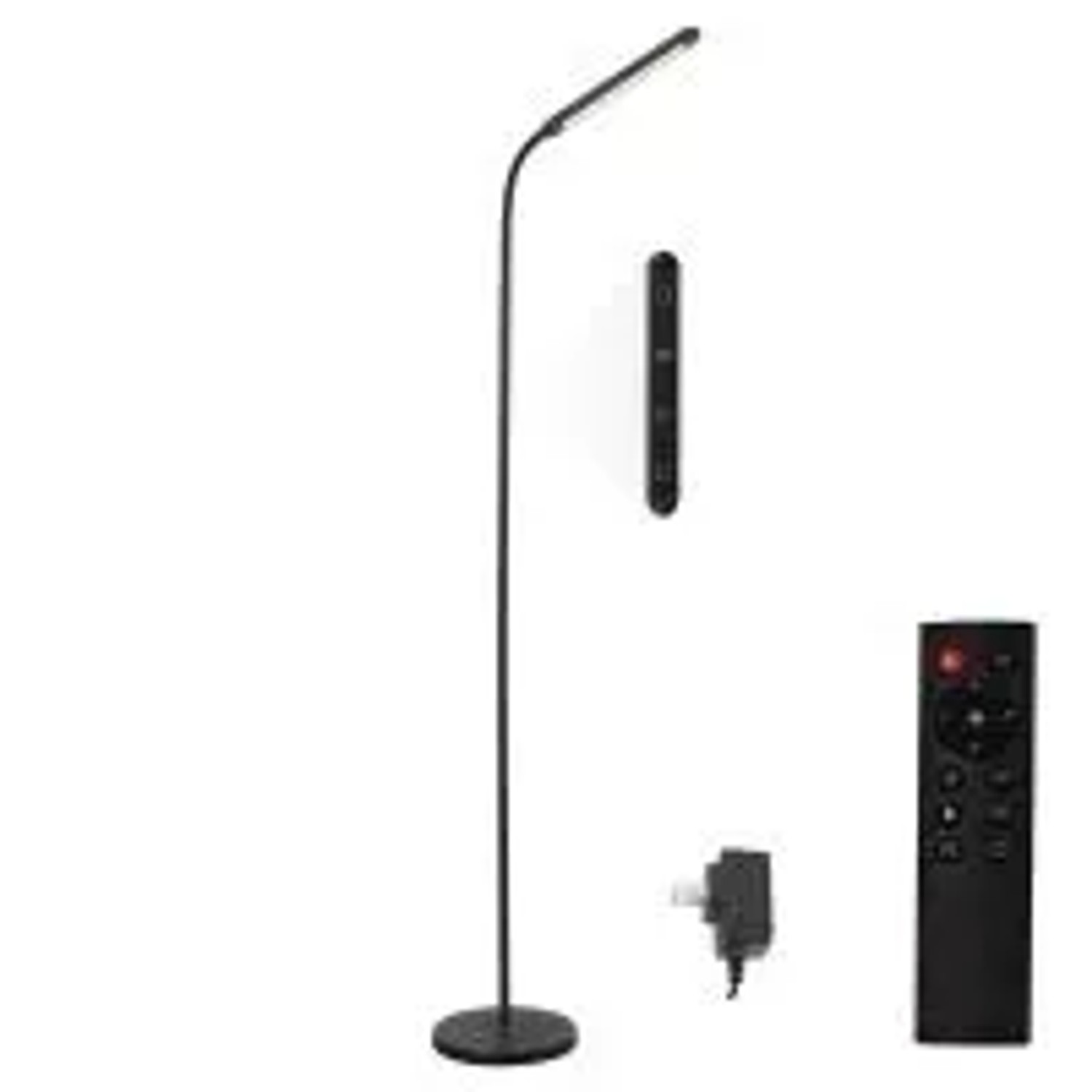 NETTLIFE LED Stehlampe aus Metall L137cm Schwarz
