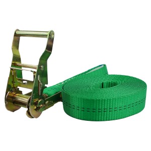 TRUTZHOLM Ratschen Spanngurt, 6m, 2t, grün, mit Metallratsche für Ladungssicherung.