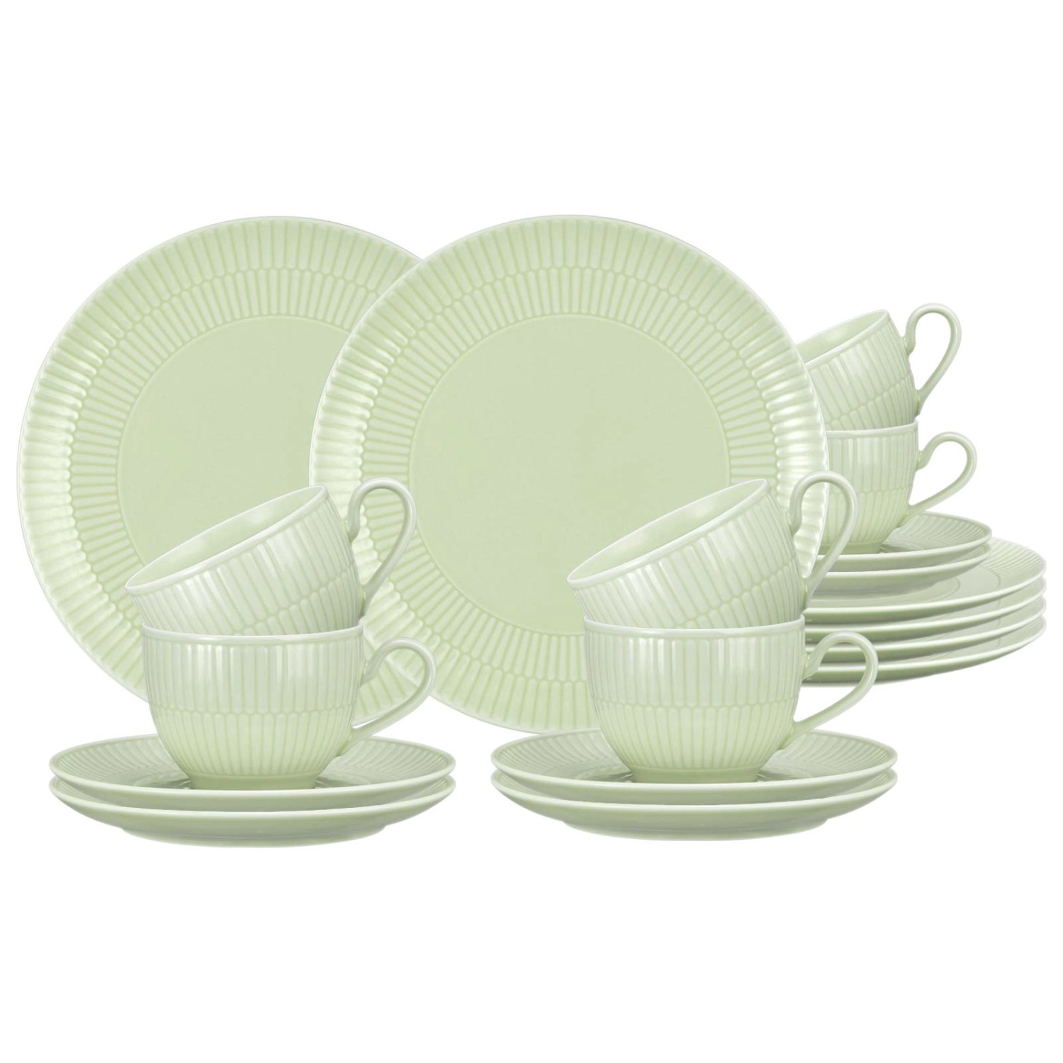 Seltmann Weiden Amina Kaffeeservice 18-teilig Seladon günstig online kaufen