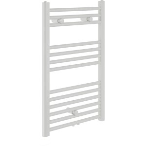 Weißer Sanotechnik Badheizkörper Bari, 803x600mm, mit Mittelanschluss. Heizkörper für Bad und Wohnraum.