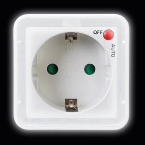 LED Nachtlicht mit Dämmerungssensor, warmweiß, für die Steckdose. Kindersicherung vorhanden.