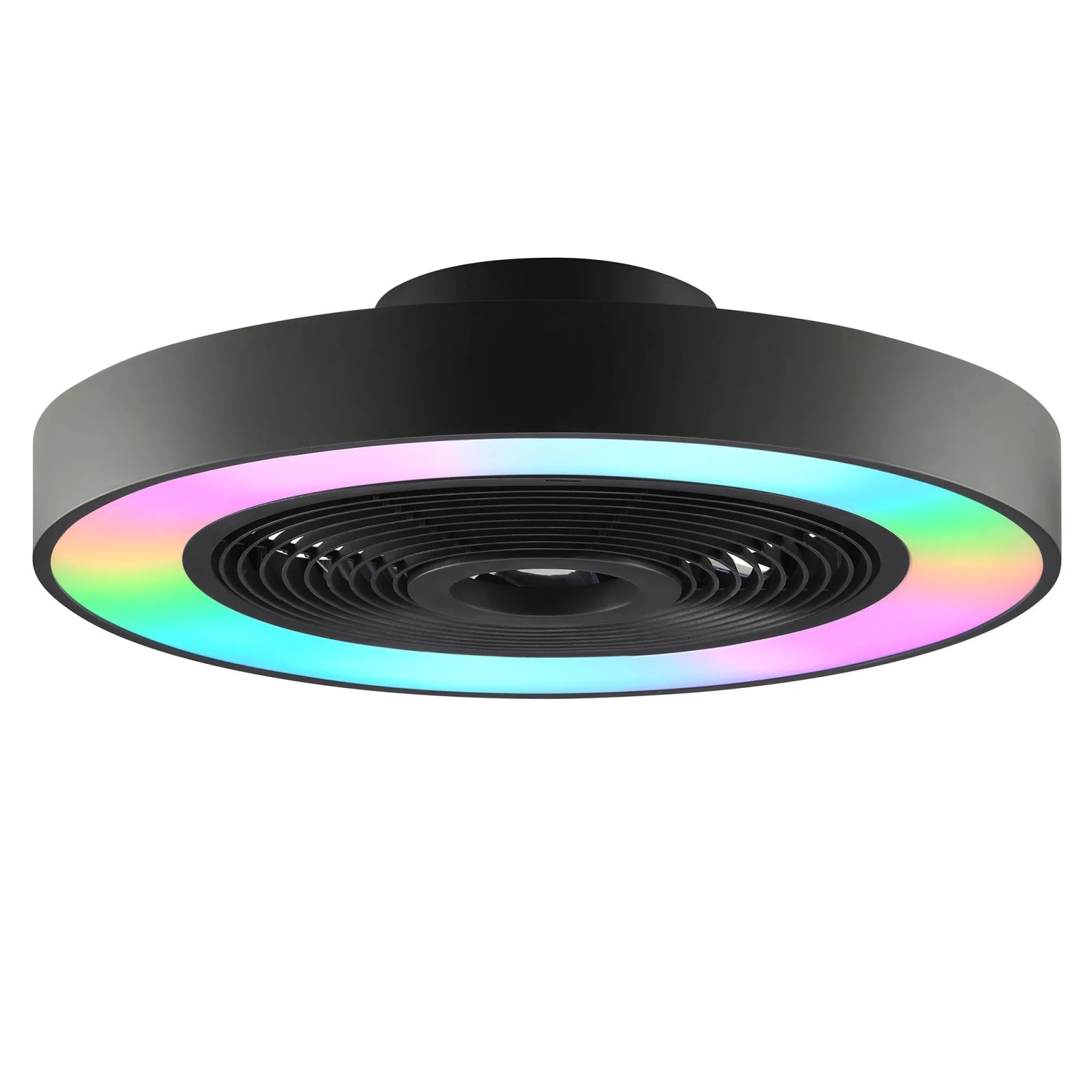 Brilliant Led-Deckenleuchte Catania Mit Ventilator Schwarz Ø 48, 6 Cm