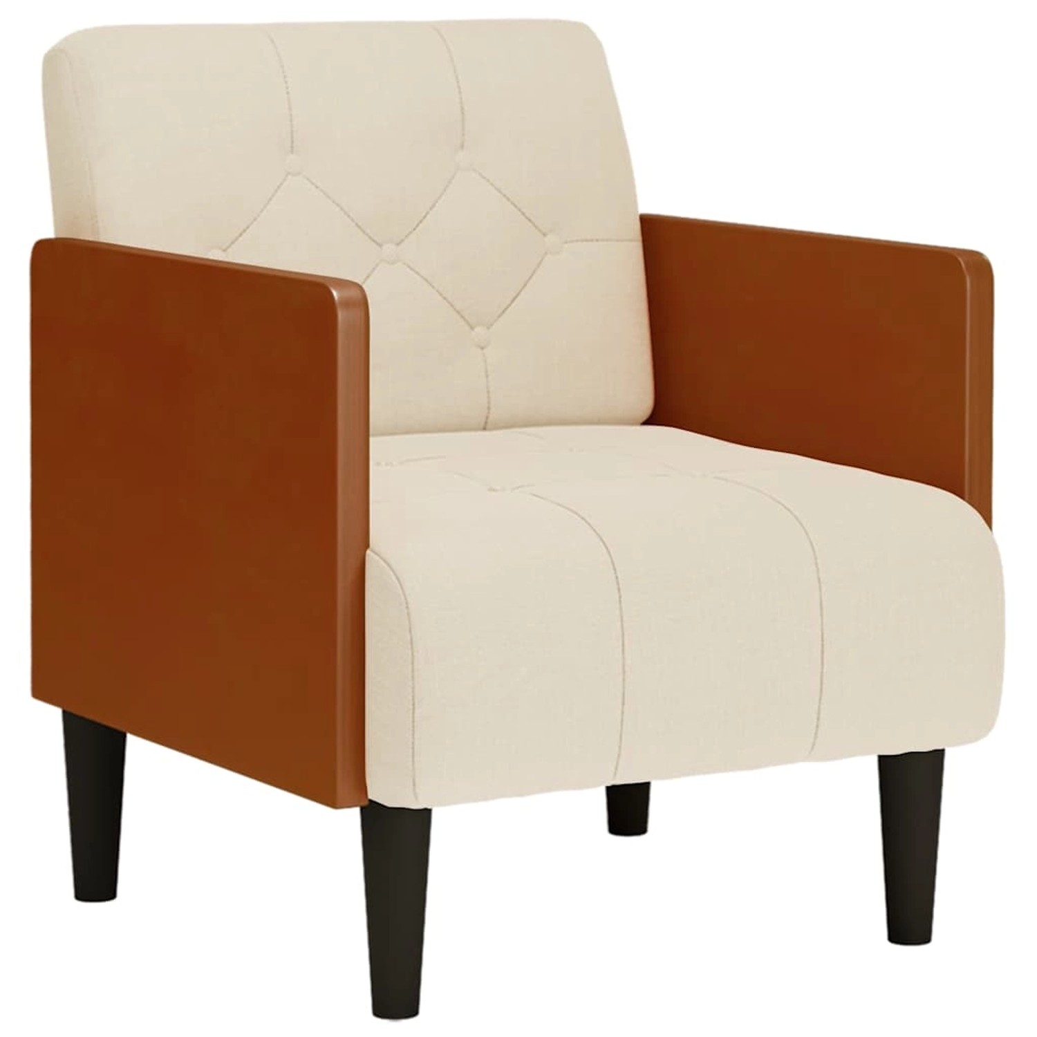 vidaXL Sessel mit Armlehnen 55 cm Leinen 4100600 günstig online kaufen