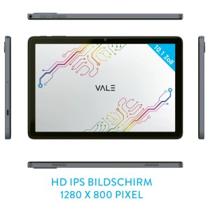 Vale Tablet V10A-464 Speicher 64 GB Android 15