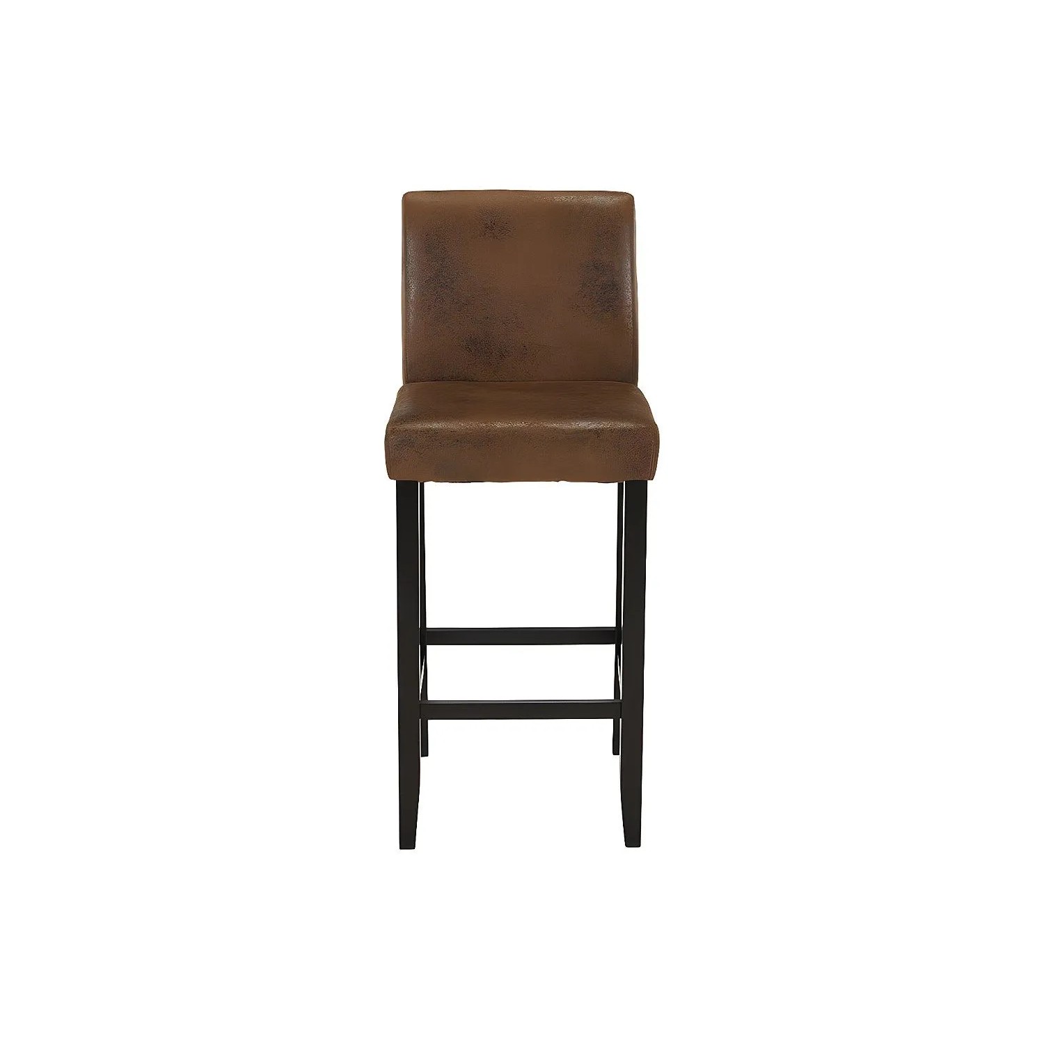 Vente-unique Barhocker Santos Naturfarben Dunkel  Schokoladenbraun 46 cm