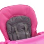 vidaXL Baby-Hochstuhl Rosa und Grau 10186_9