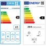 Energieeffizienzlabel für Respekta Küchenzeile Marleen mit E-Geräten.