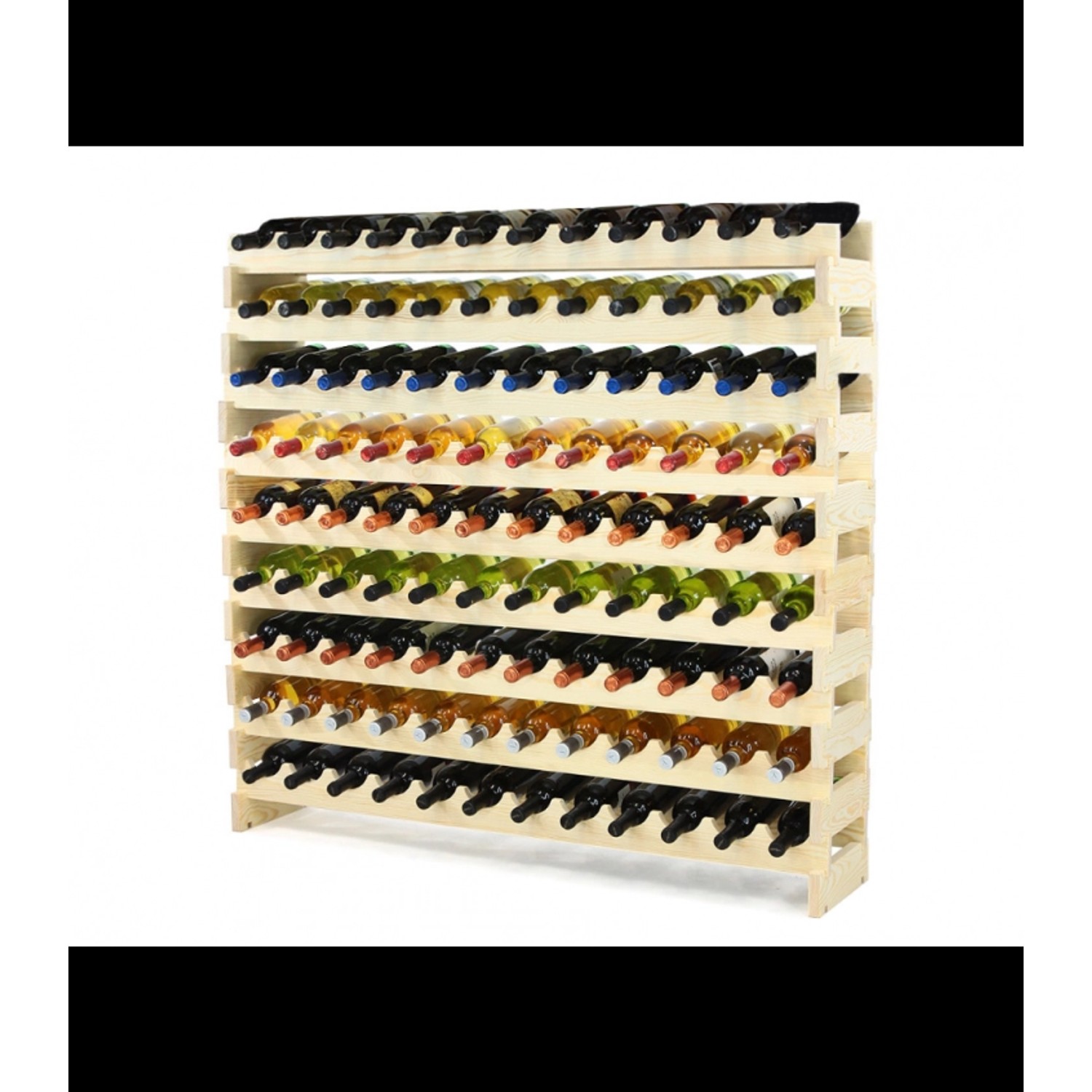 PROREGAL Weinregal Vinoteca Flex  HxBxT 101 x 119 x 29 cm 108 Flaschen Mass günstig online kaufen