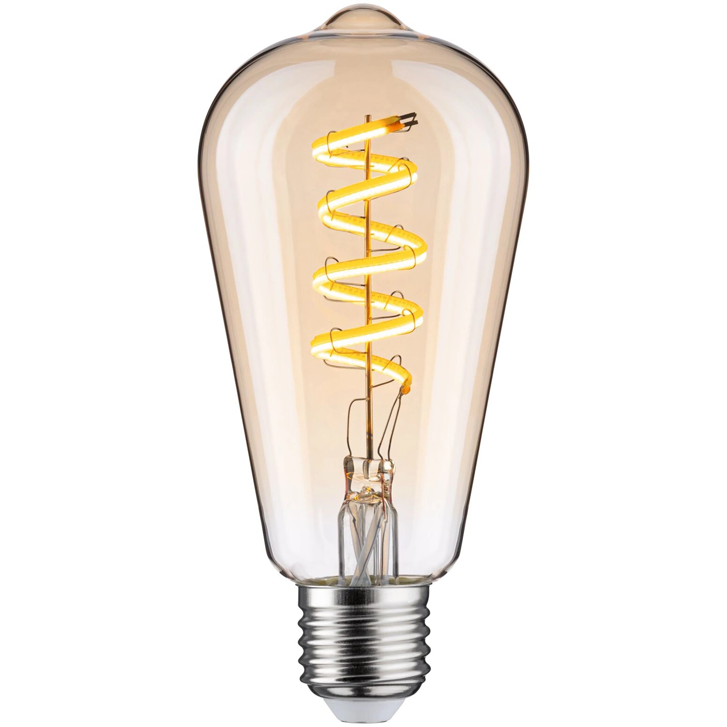 Paulmann E27 LED Leuchtmittel ST64, 7,5W, mit dekorativem Glühfaden in Vintage Optik.