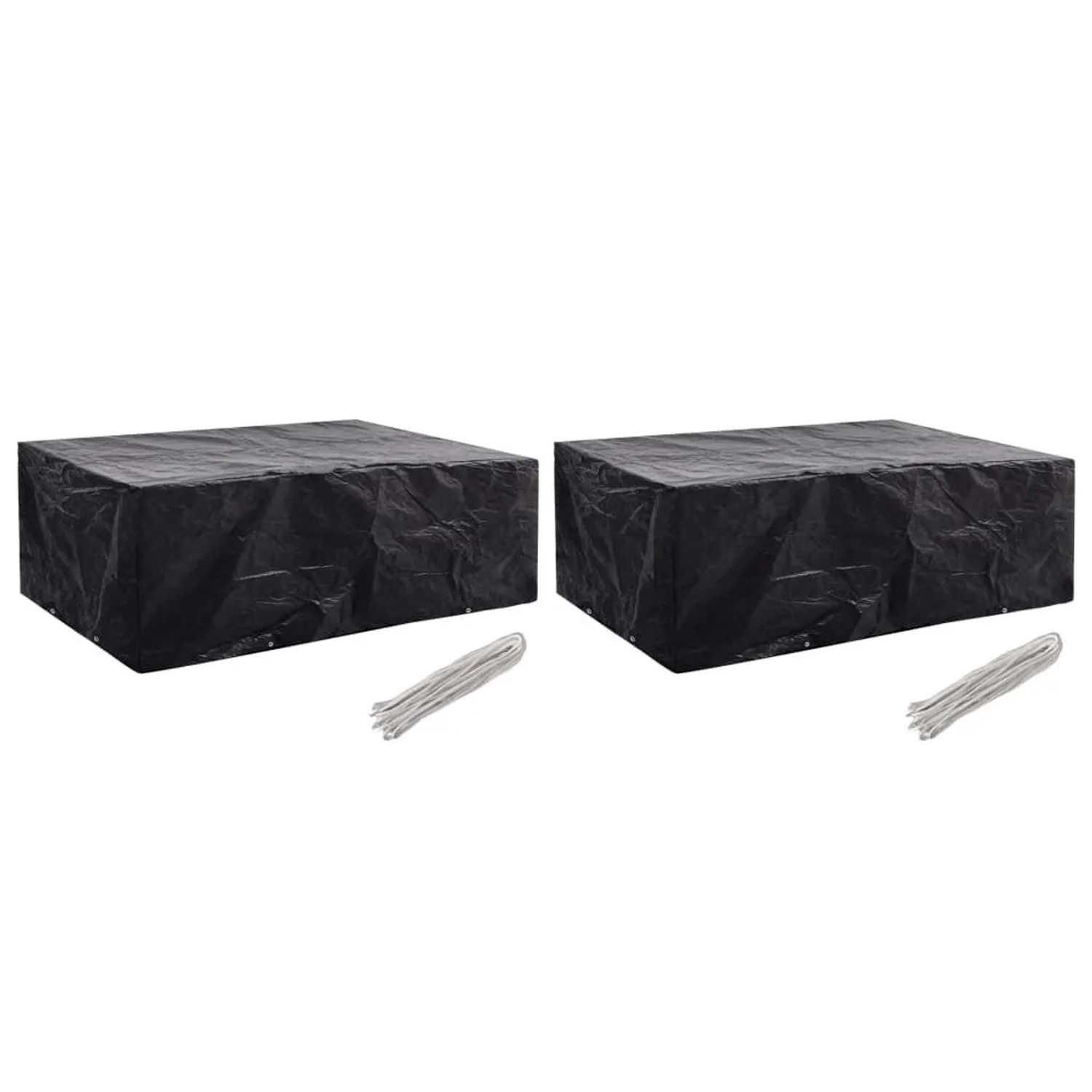 vidaXL Gartenmöbel-Abdeckungen 2 Stk 8 Ösen 242x162x100 cm 279131