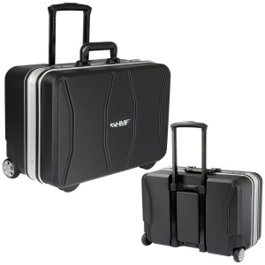 HMF 15602-02 Werkzeugtrolley Leer Werkzeugkoffer ABS-Kunststoff Rollen 47 x 40 x 24 cm