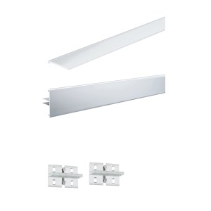 Paulmann Duo Profil Set 2m mit Clips und Diffusor für LED-Streifen.