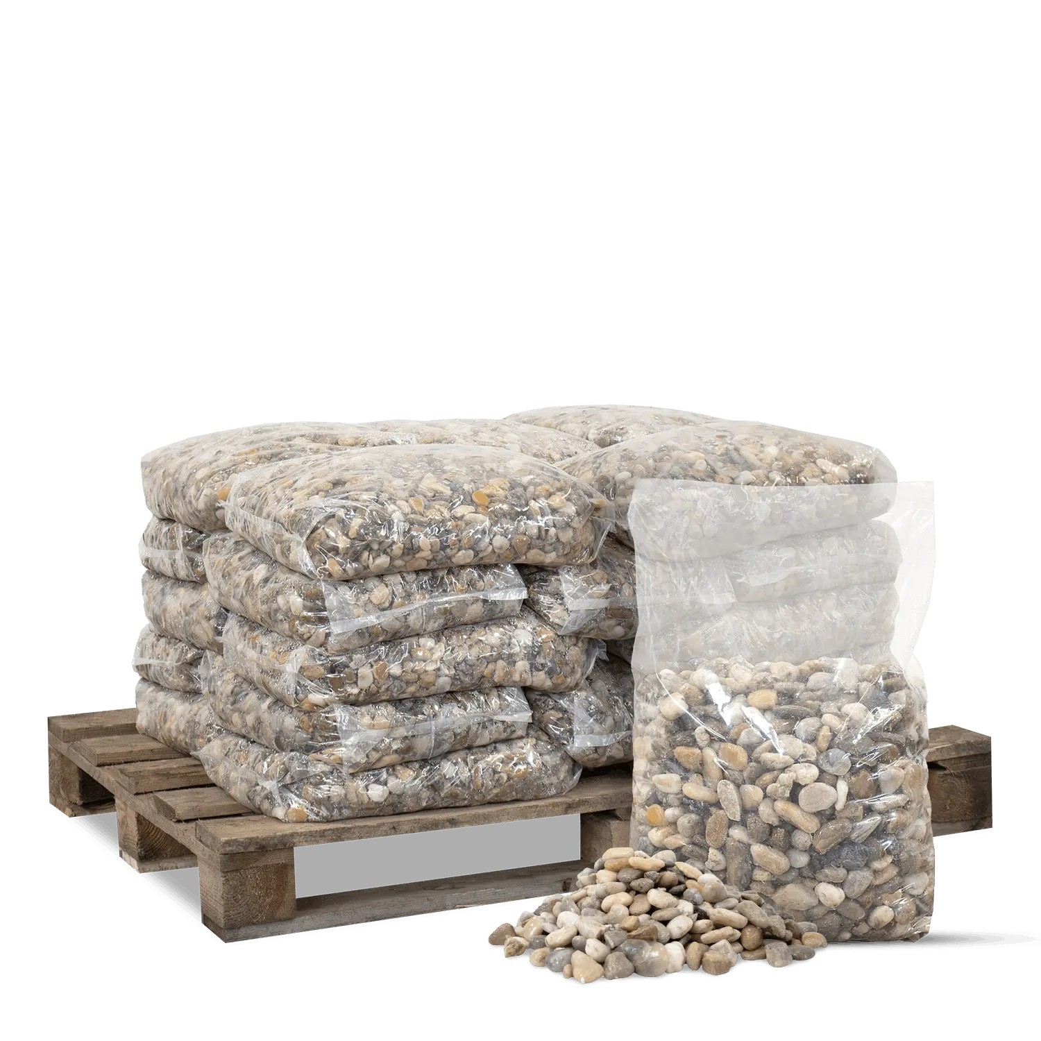 Galamio Zierkies Natur 20kg x 25 Sack 500kg Palette