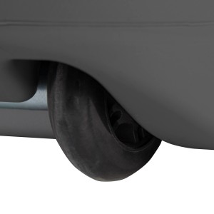 Detailaufnahme: Rolle des anthrazitfarbenen Doppler Füllsockel Active Fill-It 3-in-1 Schirmständers.