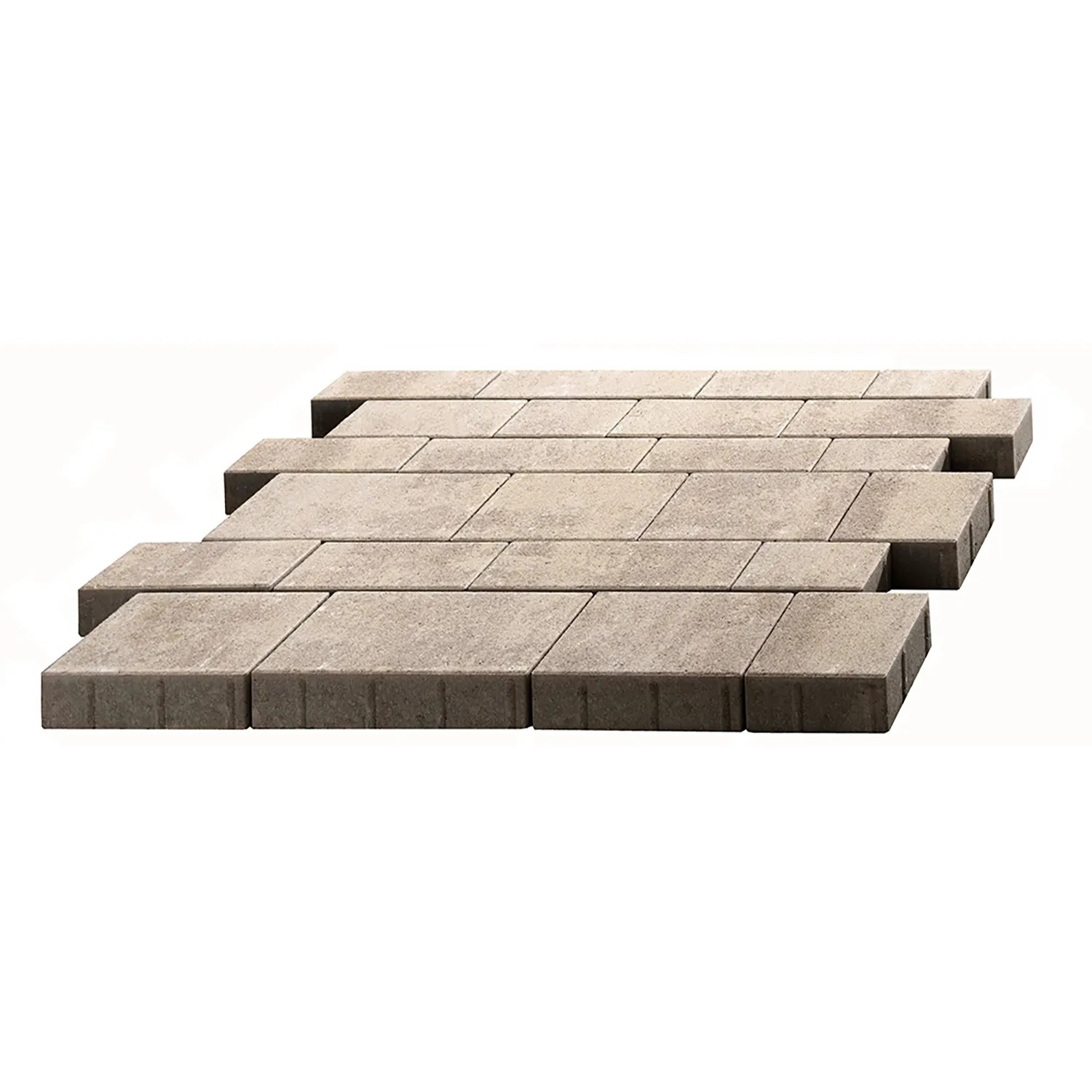 Mehrformat Pflastersteine Parchetto Beton Cappuccino für Terrasse & Einfahrt