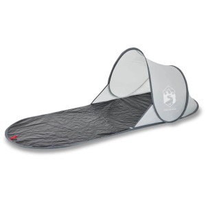 vidaXL Strandzelt Grau Pop-Up Wasserdicht 4004157
