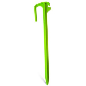 Hellgrüner Hering (25cm) aus Kunststoff für Modulo Pflanztunnel, 10er Pack.