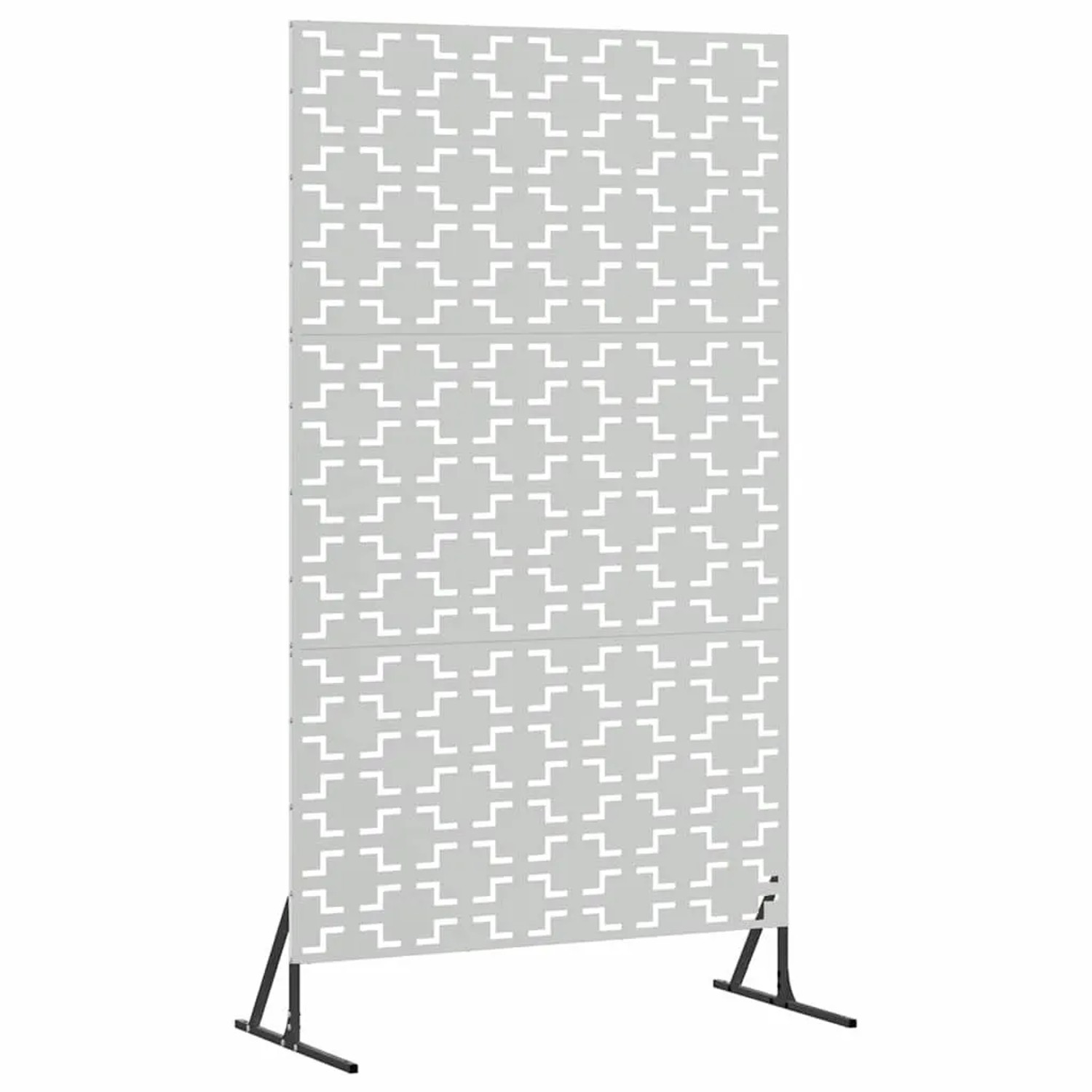 vidaXL Sichtschutz Grau 100 x 50 x 180 cm Stahl 868582 günstig online kaufen