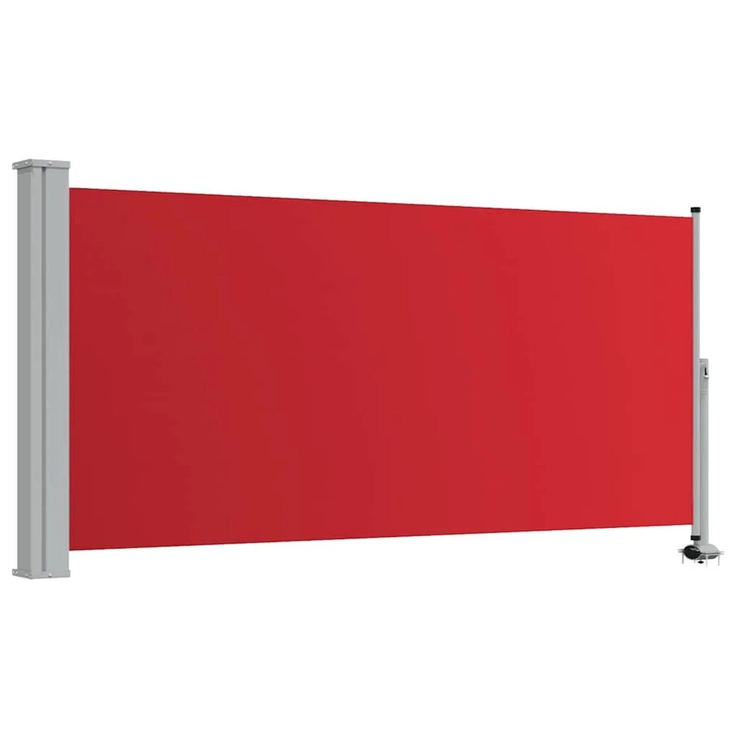 vidaXL Ausziehbare Seitenmarkise 120x300 cm Rot 48345